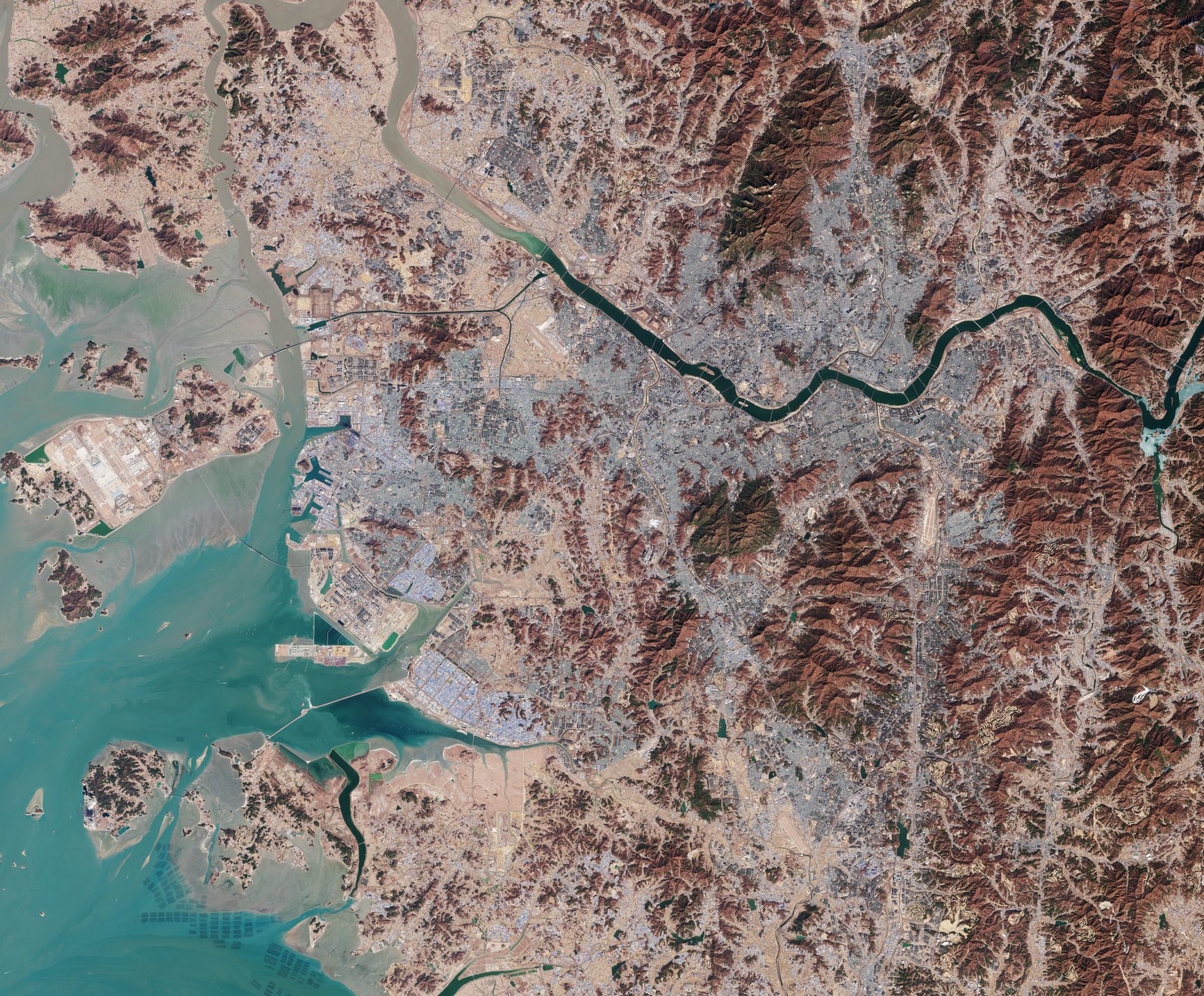Seoul Seen from Space 