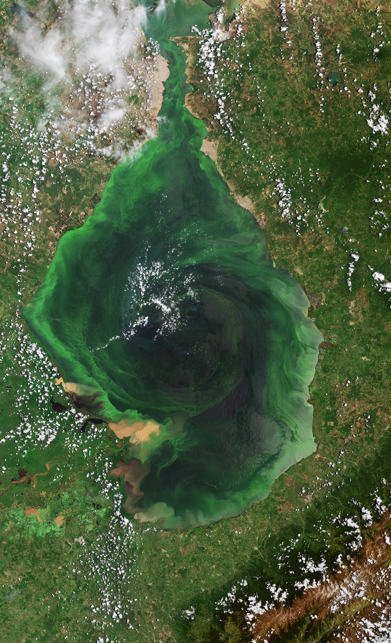 Venezuela’s Vase-Shaped Lake Maracaibo 