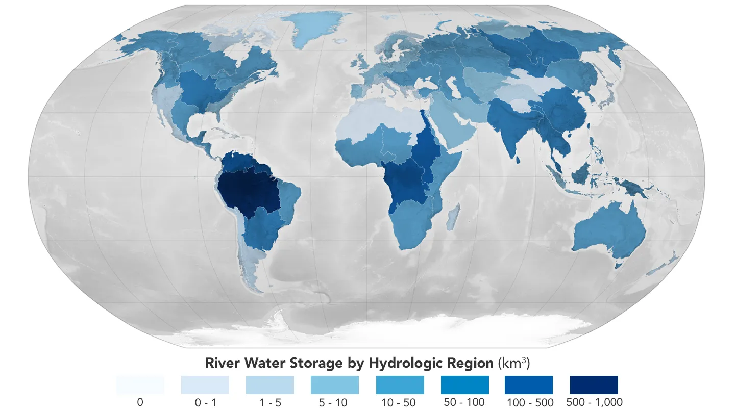 NASA-Led Study Provides New Global Accounting of Earth’s Rivers 