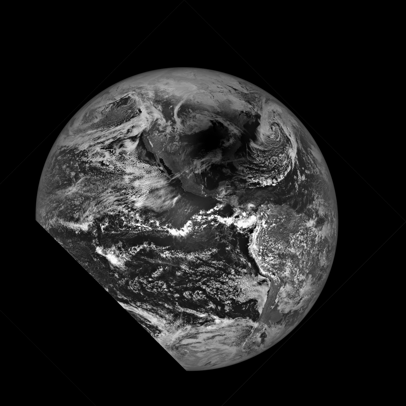 The Solar Eclipse from 223,000 Miles Away 