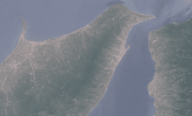 Saharan Dust Over the Strait of Messina 
