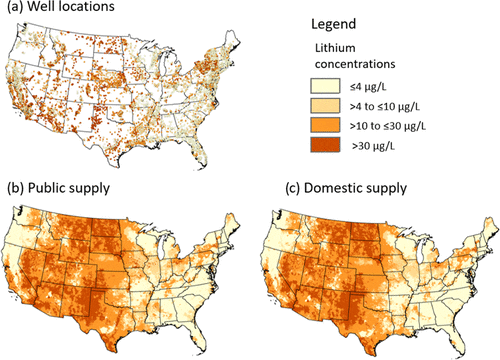 USGS-Led Study Estimates Lithium in Groundwater That Can Be Used for Drinking Water 