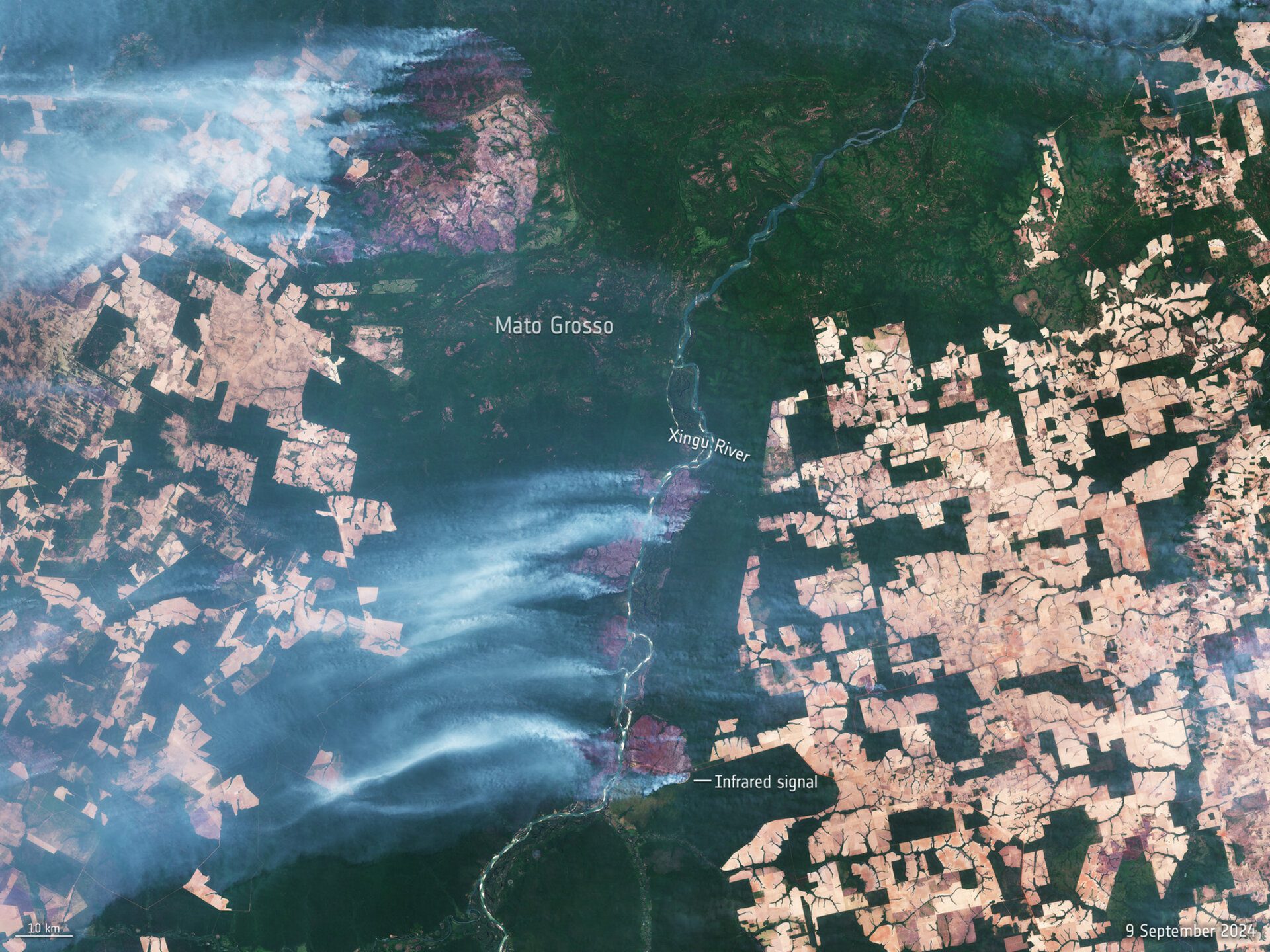 Wildfires in Brazil 