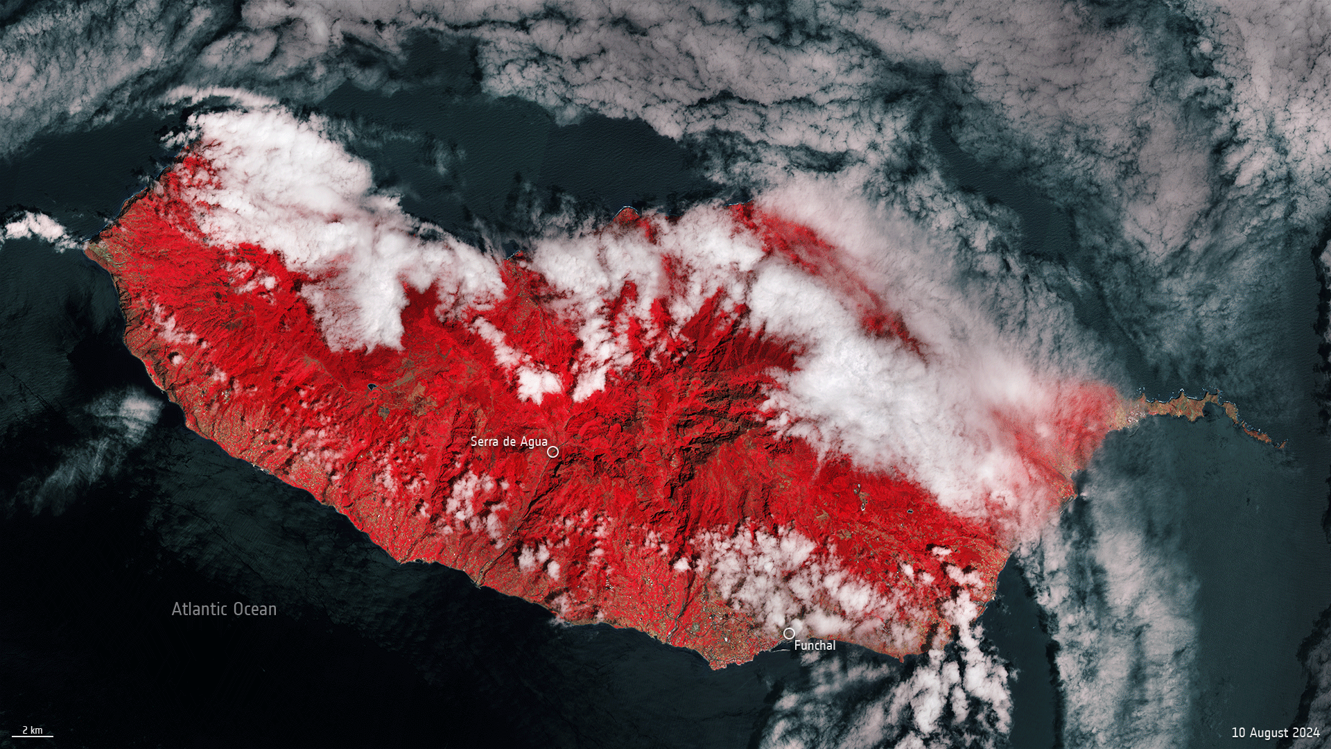 Wildfires in Madeira 