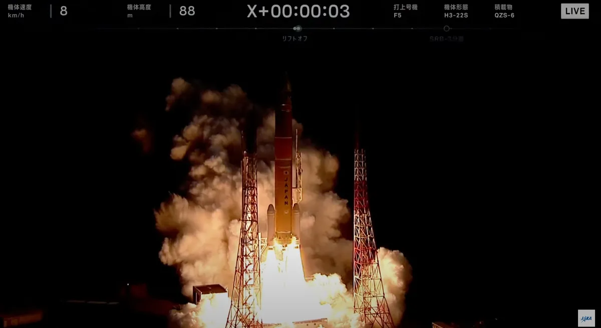 Japan Launches Navigation Satellite on Nation's First Mission of 2025 