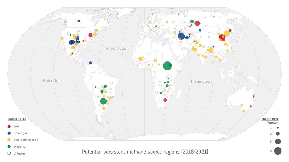 Top 10 Persistent Methane Sources 