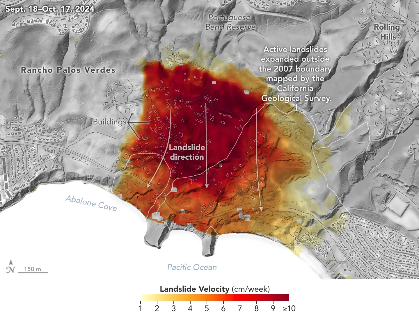NASA Radar Imagery Reveals Details About Los Angeles-Area Landslides 