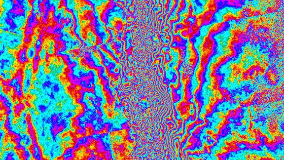 Sentinel-1 Interferogram of Myanmar Earthquake 