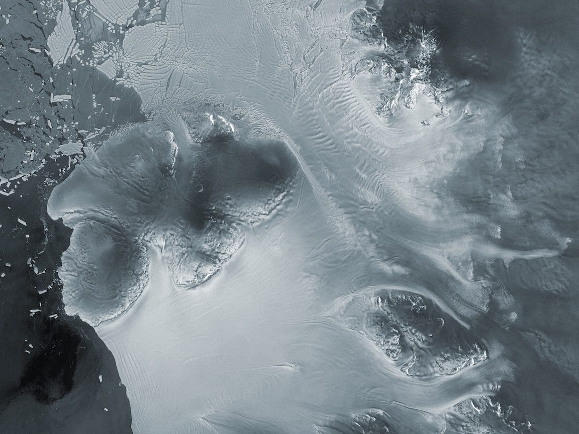 Dotson Ice Shelf from Sentinel-1 