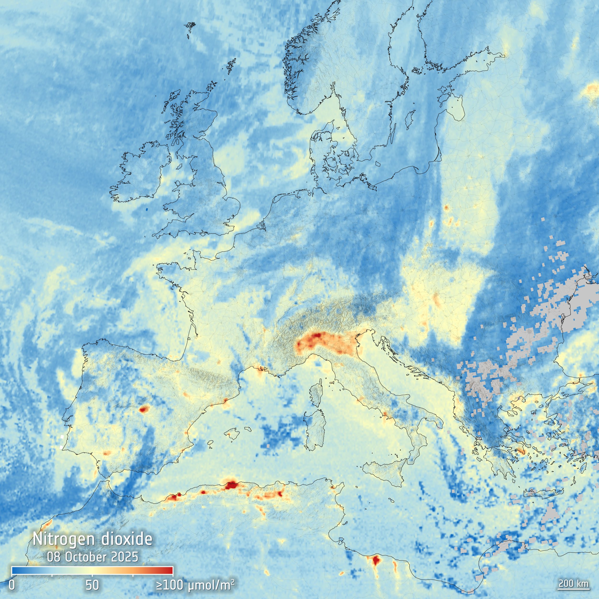 First Image of Nitrogen Dioxide from Sentinel-4 