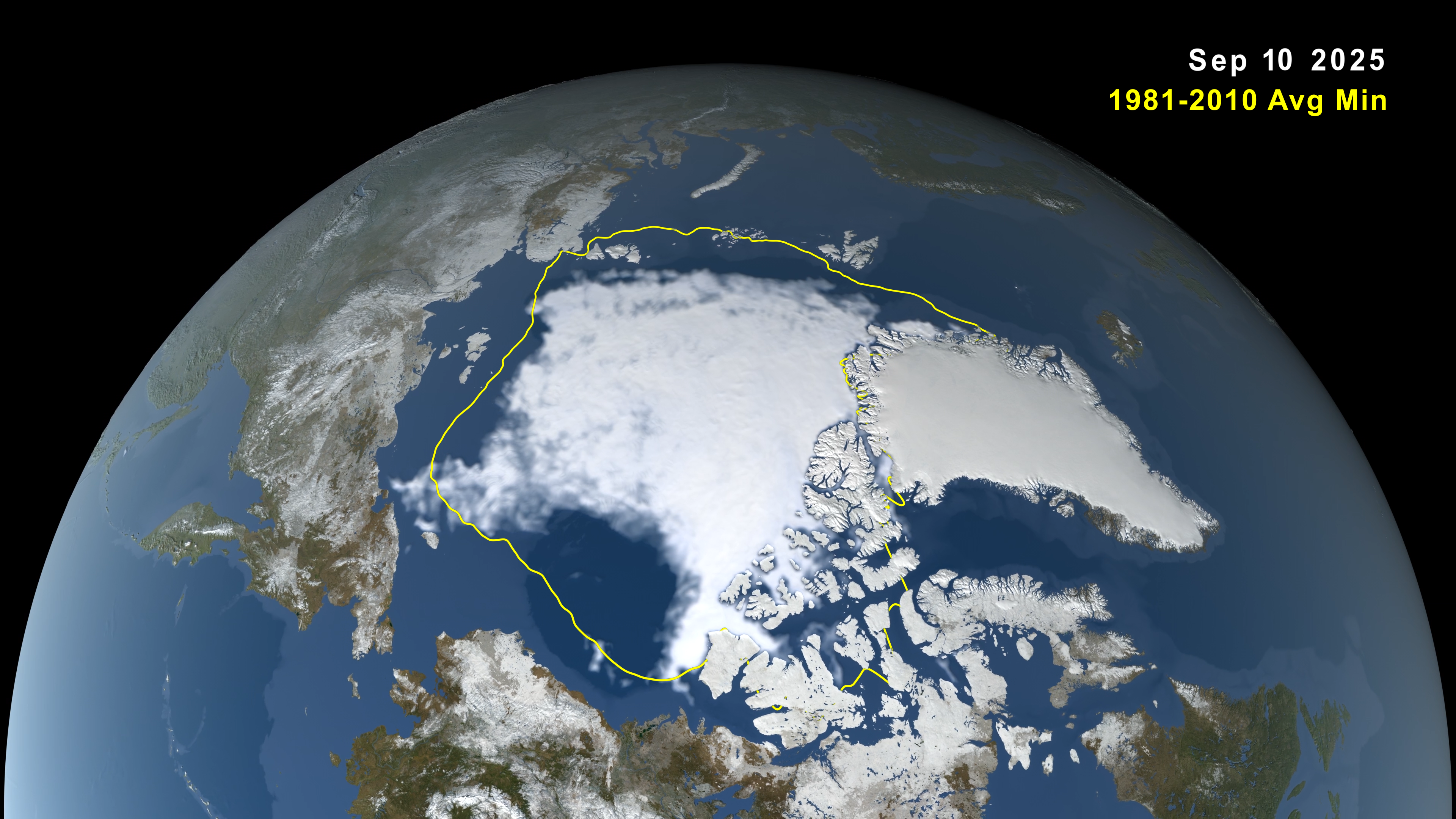 Arctic Sea Ice Reaches Annual Low