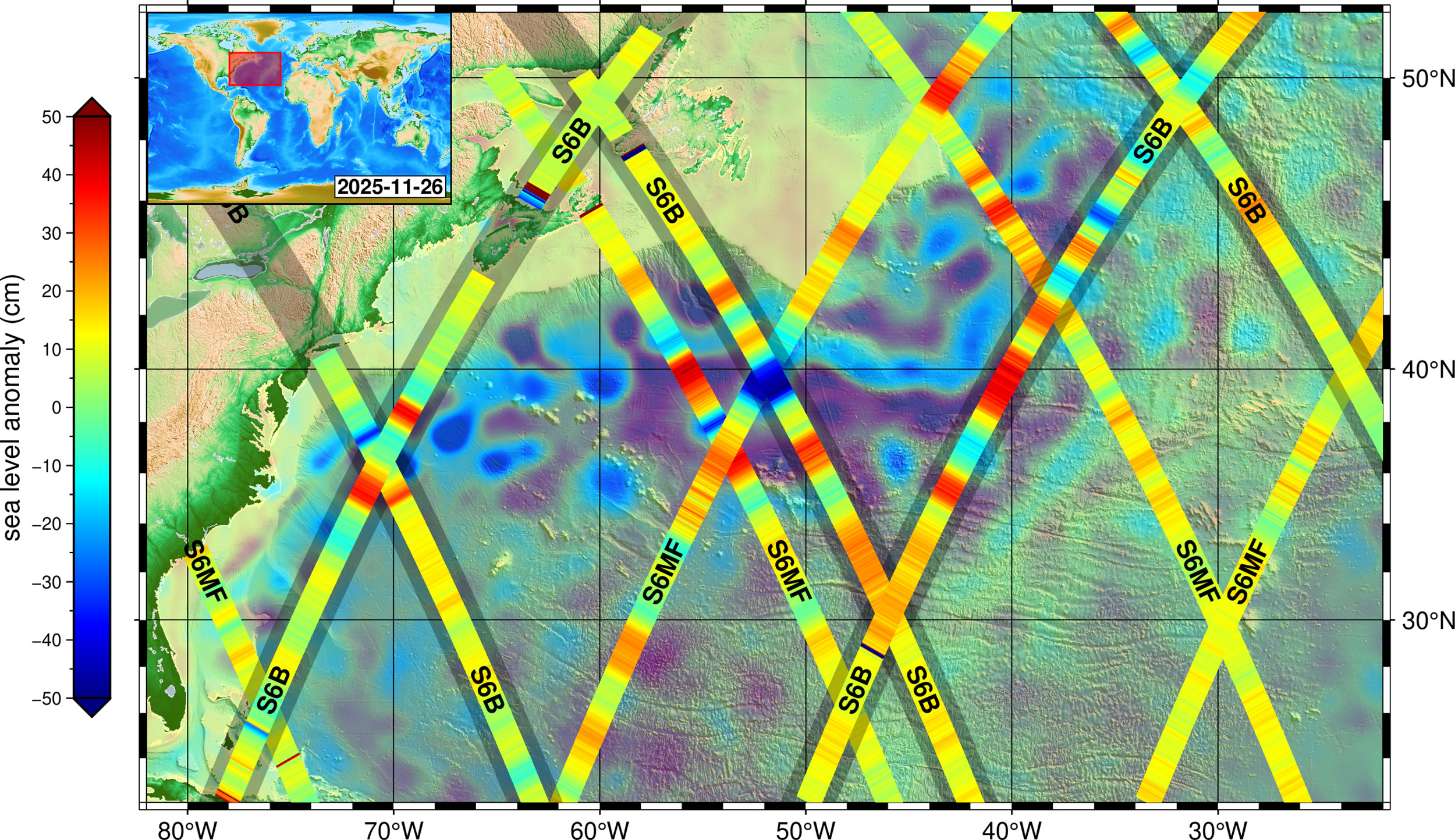 First Image from Sentinel-6B Extends Sea-Level Legacy