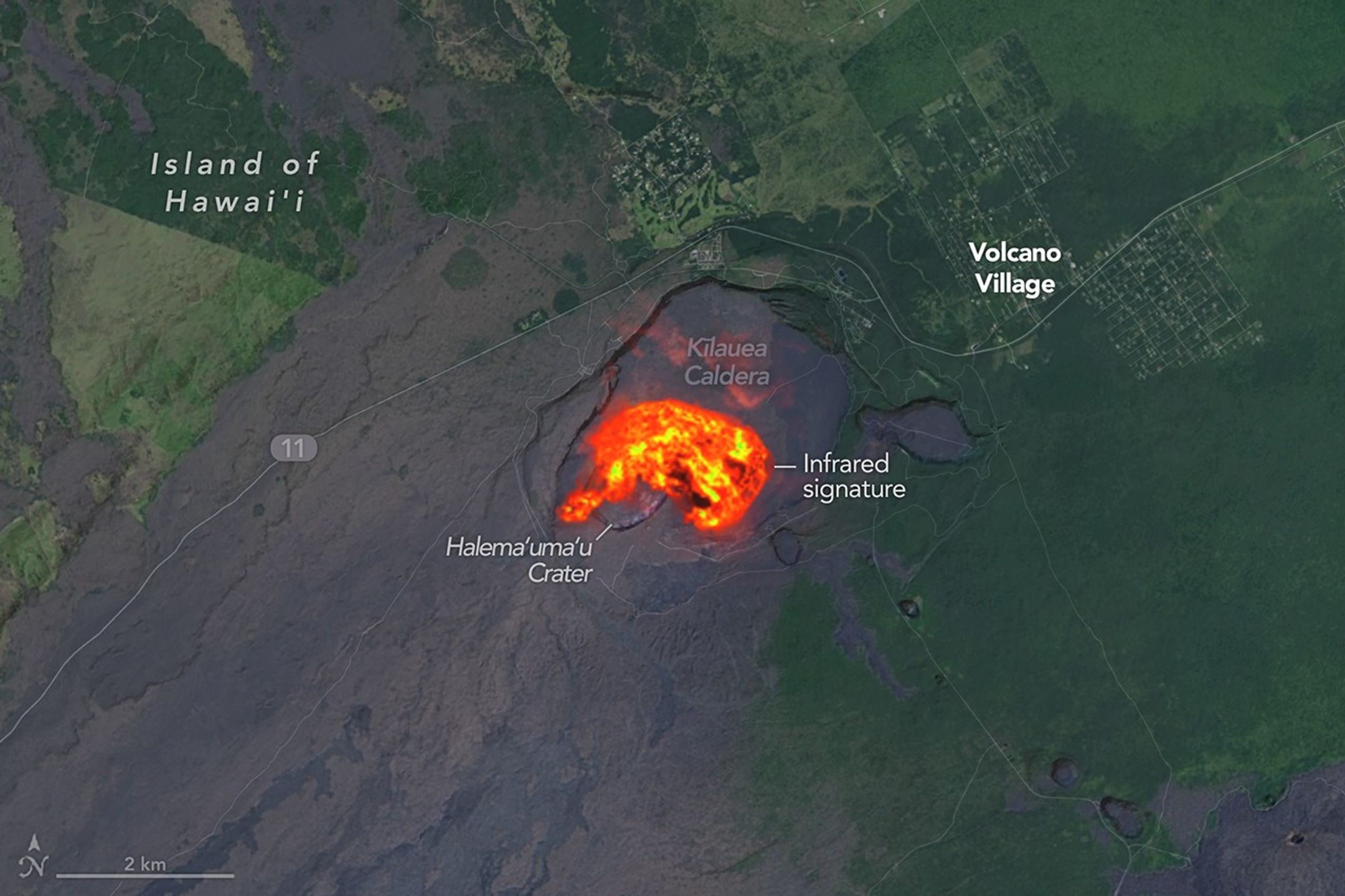 Kilauea Launches Lava and Ash 