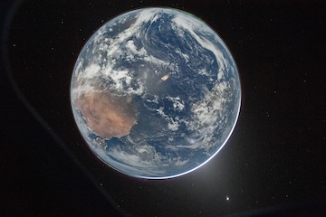 Artemis Mission Sees Earth from the Moon 