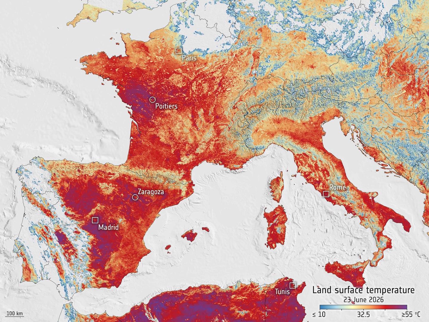 Europe Heat Wave Grips Continent 