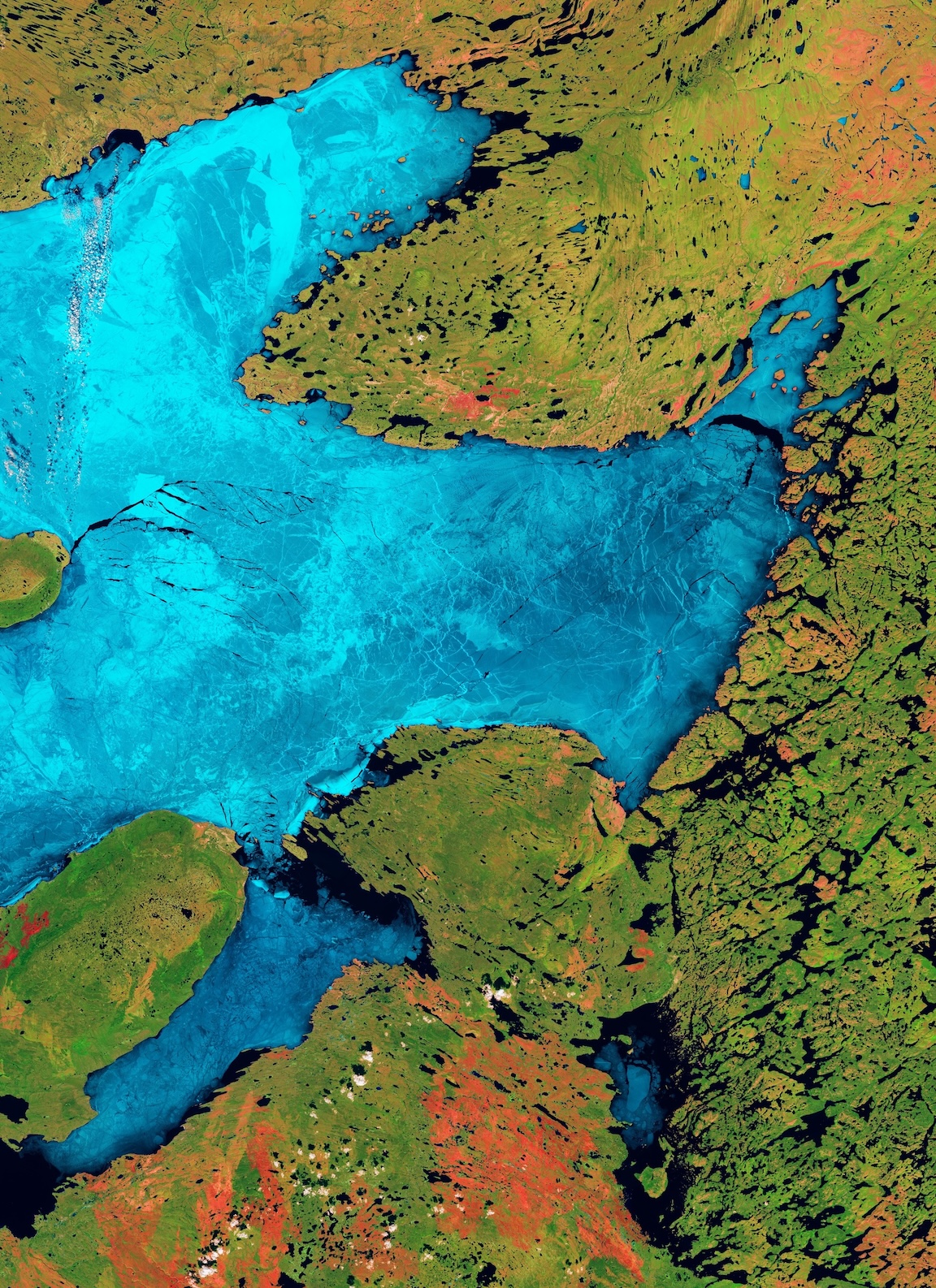 Earth from Space: Great Bear Lake, Canada 