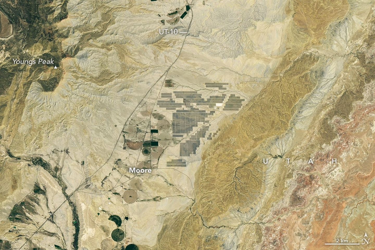 A Million-Panel Solar Project Takes Shape in Utah 