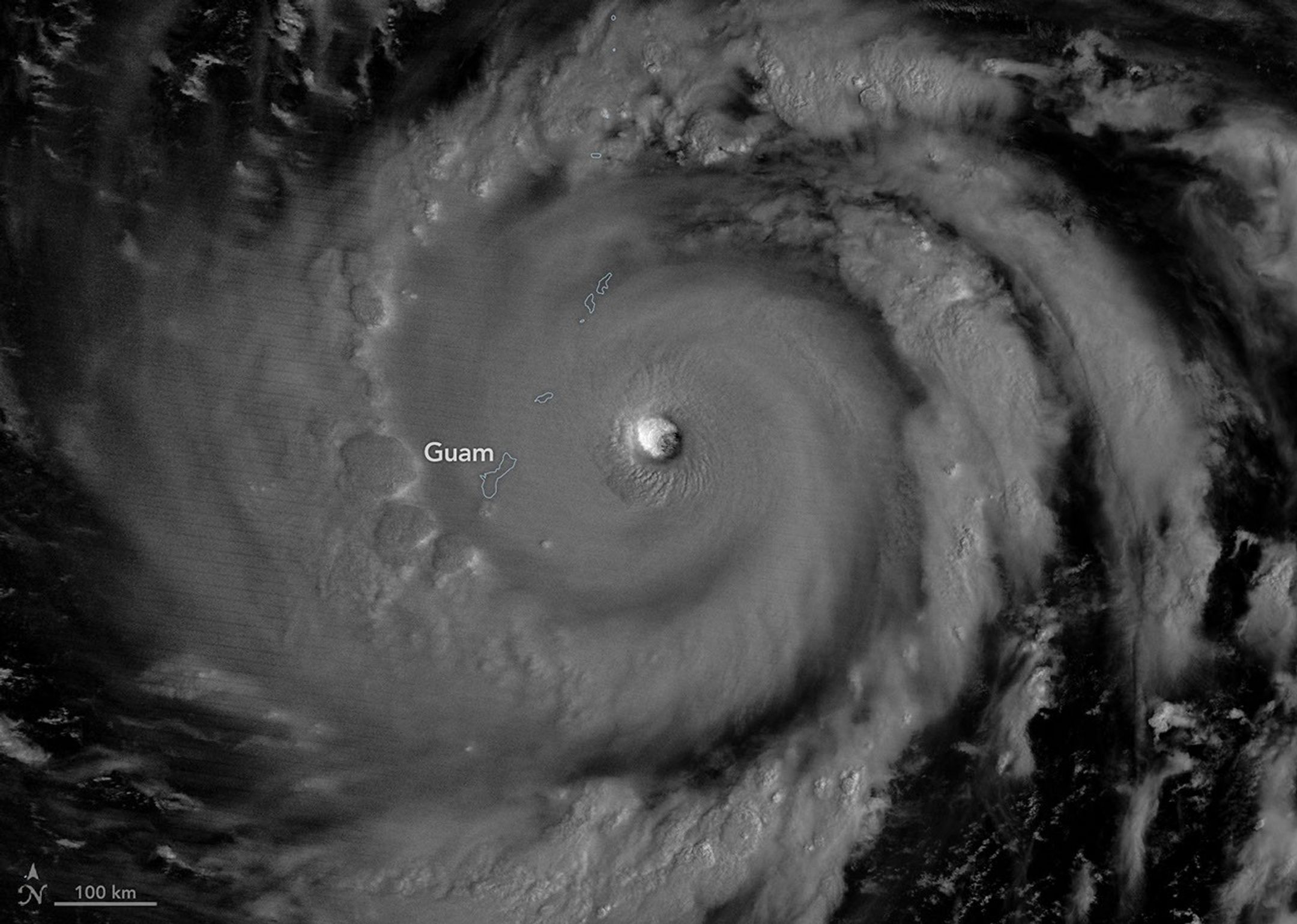 Super Typhoon Bavi Intensifies Over the Western Pacific 
